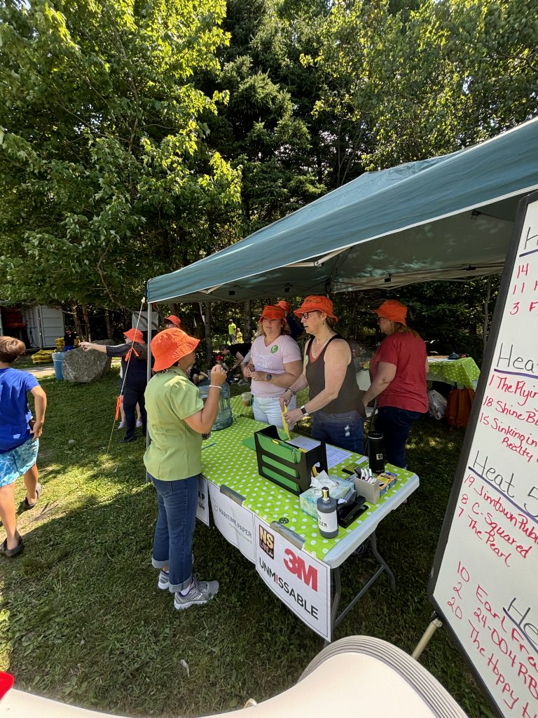 Registration booth